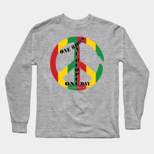 Unity Tolerance Oneness One World One People One Day Long Sleeve T-Shirt